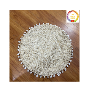 Natural Fiber Rattan Charger Plates Round Wicker <b>Placemats</b> Handmade Eco Friendly Table Decoration - Product Image 3