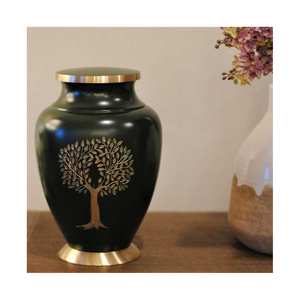 Urnas de cremación hechas a mano de nuevo diseño, accesorios funerarios, exportador de cremación de urna de latón de la India con calidad de exportación - Product Image 3