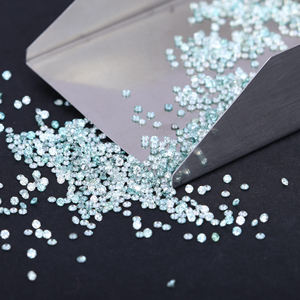 LC Blue Tinch 1,5-2 Tamaño 7,25 Claridad 8,00-MM Corte redondo Diamantes CVD Lote de diamantes sueltos creados en laboratorio - Product Image 1