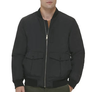 Chaquetas Bomber con Cremallera y Estampado de Camuflaje por Sublimación, Ajuste Entallado, Logotipo Personalizado Bordado, Chaqueta Bomber Sublimada para Hombre - Product Image 4
