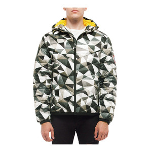 Chaqueta de invierno con logotipo personalizado para hombre, diseño de poliéster y algodón recubierto con acolchado de burbujas cálidas para chaqueta acolchada al aire libre - Product Image 5