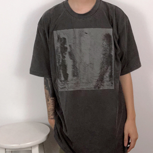 Loose Casual Vintage Acid Wash Fashion Clothing Cotton Oversized t <b>Shirt</b> <b>Men</b> in New Style - Product Image 3