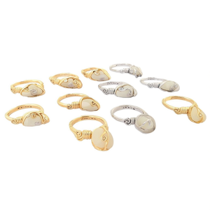 Boho Style Gold and Silver Plated Fashion <b>Rings</b> Trendy Resale Perfect - Product Image 2