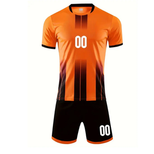 Camiseta de fútbol de alta calidad personalizable con nombre y número, camisetas de fútbol para nuevos estudiantes, adecuadas para competiciones de equipos - Product Image 5