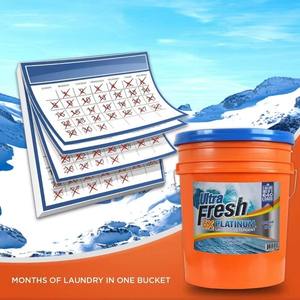 Detergente para Ropa Ultra Fresh 6X Platinum de 5 Galones, Hasta 640 Cargas, Azul Original - Product Image 5