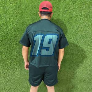 Ensemble de survêtement décontracté personnalisé en 2 pièces pour hommes, t-shirt à manches courtes imprimé et short, style streetwear d'été - Product Image 3