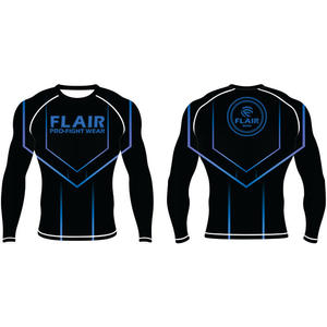 เสื้อไนลอน BJJ ป้องกันผดผื่นป้องกันรังสียูวียาวเสื้อบีบอัดกันยูวีทนทานออกแบบได้ตามต้องการระบายอากาศและใส่สบาย - Product Image 1