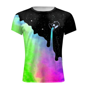 Camisetas de Corte Ajustado para Hombre, Diseño 2026, Impresión por Sublimación Personalizada en Algodón y Fibra de Bambú de Pakistán - Product Image 3
