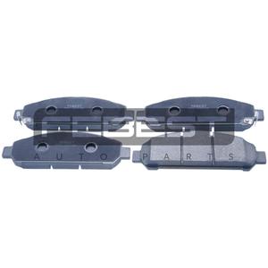 Set di pastiglie freno anteriori FEBEST (0101-AGV10F) - Product Image 1