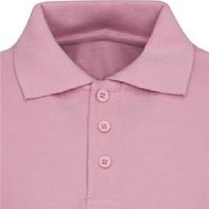Polo rose pastel uni à manches courtes, design minimaliste et épuré, rose pâle décontracté, tissu respirant pour tous les jours - Product Image 6