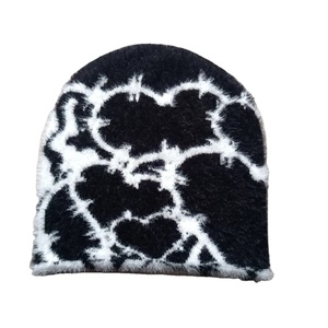 Gorro de punto personalizado Premium acrílico Jacquard Reversible Skully-Winter Beach Travel Full Print - Product Image 4