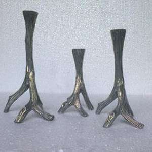 Bougeoir de luxe nordique en métal plaqué or bougeoir de table décoratif de mariage - Product Image 4