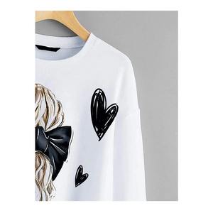 Sweat-shirt à col rond basique pour hommes 80% coton 20% polyester impression bouffante sweats à capuche tricotés vêtements polaires vente en gros - Product Image 3