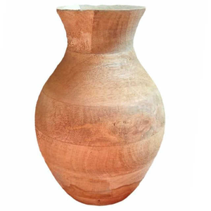Vase à fleurs en bois moderne fait à la main, écologique, avec des couleurs personnalisées pour la décoration de la maison et du jardin - Product Image 4