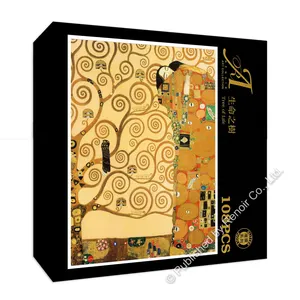 108 Pieces gilttering jigsaw puzzle high quality puzzles for Tree of Life BY Klimt