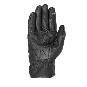 Gants de moto en cuir unisexes pour usage quotidien en hiver, à doigts entiers, compatibles avec les écrans tactiles, imperméables, respirants et légers - Product Image 3