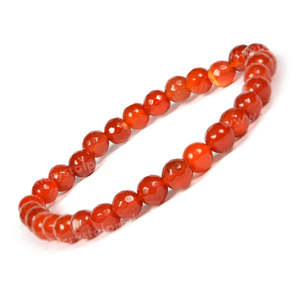 Bracelet en Cristal Cornaline - Pierre Naturelle de Guérison pour la Confiance, la Motivation et l'Énergie Positive, Énergisé par le Reiki - Product Image 2