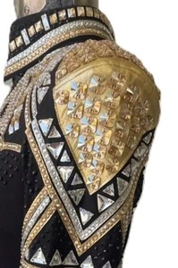 Best Price Premium Western Showmanship Horse Riding Jacket New Design - Product Image 4