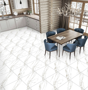 Carreaux de sol en porcelaine vitrifiée émaillée polie de finition brillante de 600x600mm pour le matériel en bois d'utilisation extérieure de villa - Product Image 3