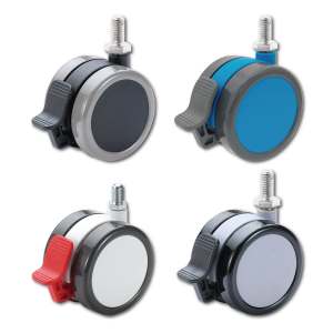 Roulettes de chaise rétractables à vis pour bureau Mobilier de bureau personnalisé Chaise moderne en polyuréthane pour cuisine 5 ans - Product Image 4