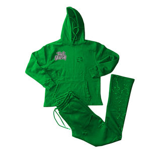 Chándales desgastados para hombre de alta calidad, tela de poliéster de color marrón, ropa para correr y entrenar para adultos con ajuste cómodo - Product Image 2