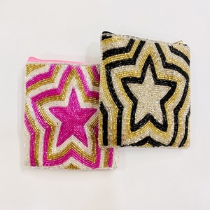 Mardi Gras Parade กระเป๋าใส่เหรียญมีซิปกระเป๋าใส่เหรียญประดับลูกปัดแบบอินเดียกระเป๋าเครื่องสำอางอเนกประสงค์กระเป๋าสตางค์พาเหรดมีสไตล์ - Product Image 5