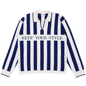 Suéter Personalizado con Logotipo para Hombre, Antipilling, Grueso, de Lana/Nailon, Cuello Redondo, Informal, de Invierno, con Diseño de Letras Jacquard - Product Image 1