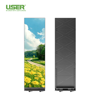 Poster LED COB Mini All-in-One Tanpa Sambungan, Kontrol Aplikasi Wi-Fi USB, Ultra-Tipis COB P1.25 P1.56 Layar Poster LED Definisi Tinggi