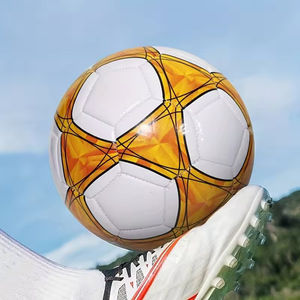 Ballon de football officiel de haute qualité, personnalisé, taille adulte 5, ballon de football professionnel, matériau souple en PU PVC - Product Image 3