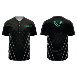 Ensemble de maillots de baseball personnalisés en gros, respirant, impression numérique, 100 % polyester, séchage rapide, évacuation de l'humidité, anti-UV - Product Image 2