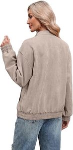 เสื้อแจ็คเก็ตหนังผู้ชาย ระบายอากาศได้ดี เป็นมิตรกับสิ่งแวดล้อม แห้งเร็ว อุ่นสำหรับฤดูหนาว คอตั้ง สไตล์ลำลอง คุณภาพสูง ราคาสมเหตุสมผล - Product Image 3