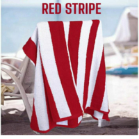 Usine directe 100% coton Premium rayé serviettes de bain ensembles multi-couleur fil teint personnalisable hôtels, Resorts-fabrication OEM