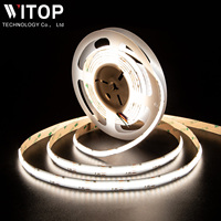 Bande LED Slim Cob Rgbcw Ws2811 840LED USB NFC 12mm Cuivre Magique Numérique RGBIC Dc12v 24v Sans Point Lumineux Rgbcwcob Led Strip