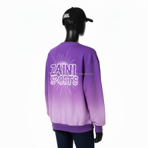 Sudadera de Felpa para Mujer, 320 GSM, Tela de Algodón Suave, Color Desvanecido, Logotipo Personalizado Impreso, Estilo Relajado, Transpirable - Product Image 5