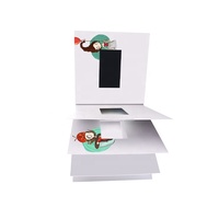ODM Service Brochure vidéo multi-pages de 4.3 pouces avec écran LCD Flip Pages Carte de marketing vidéo numérique pour cadeau d'entreprise mariage