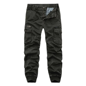 Wholesale Custom Man <b>Trouser</b> Casual Cargo Pants Cotton Zipper Washed Flared Cargo Pants Men Cargo Pants in a factory price - Product Image 4