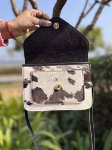 Hot Sale Real Cowhide Fur Leather Stylish New Arrival Sling <b>Bag</b> Handbag Hair On Hide Fur Bohemian Women's Multi Uses <b>Bag</b> - Product Image 5