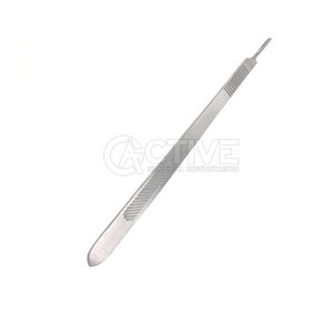 Mango de bisturí de grado médico de acero inoxidable para médicos y laboratorios Mango de bisturí Premium - Product Image 3