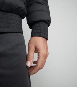 Men's Custom Black Label Puffer Jacket with Stand Collar Hood Winter <b>Hoody</b> New Design Fabric Jacket Sublimation Technics <b>Red</b> - Product Image 5