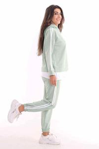 Ensemble pantalon de survêtement et sweat à capuche pour femmes personnalisé style de rue joggings épais sweats à capuche et pantalons de survêtement pour femmes - Product Image 4