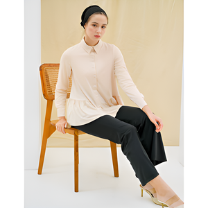 Haute qualité Sheeva femmes Blouse régulière vêtements pour femmes manches longues Style décontracté-formel basique Polyester chemise main douce solide - Product Image 3