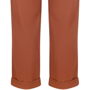 Pantalon droit décontracté pour femme en toile respirante à séchage rapide avec cordon de serrage, 100% coton, taille mi-haute - Product Image 6