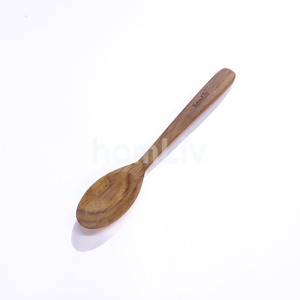 Handmade Natural Teak Wooden Spoon Wooden Handle Dinner Sustainable Material Spoon Brown <b>Flatware</b> for Kitchen Dining - Product Image 5