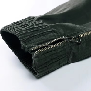 Wholesale <b>Men</b> <b>Gym</b> Jogger Sweatpants Slim Fit Reflective Stripe Training Cargo Track Pant Custom Logo Design 100% Cotton <b>Trousers</b> - Product Image 4