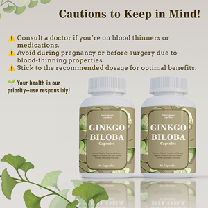 Capsules d'extrait de plantes Ginkgo Biloba un remède intemporel pour la santé cognitive améliorant la fonction cérébrale Ingrédients soutenus par la science - Product Image 3
