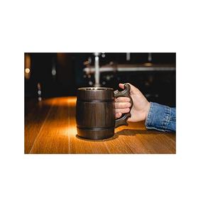 Chope à bière en bois de meilleure qualité dernier design chope à bière en bois verres 100% chope à bière en bois artisanale à bas prix - Product Image 5
