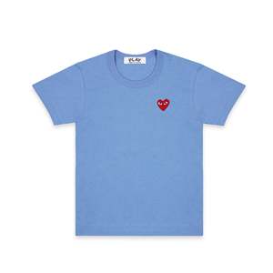 Camiseta Oversize de Hombre con Corazón Rojo, 100% Algodón, Jersey de Alto Gramaje 300 Gramos, Camisetas Estampadas de Alto Gramaje - Product Image 1
