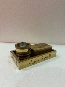 Premium Quality Traditional Oud Bakhoor <b>Burner</b> Bamboo Wood Religious for Majlis Meditation Gifting Handmade India Customized - Product Image 2