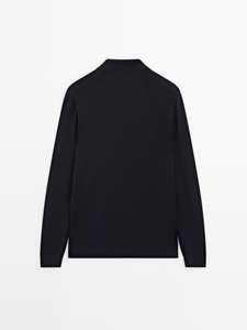 Polos elegantes para hombre High GSM Cotton Luxury Feel Private Label Service - Product Image 3