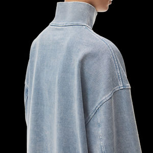 Sudaderas de algodón 100% de gran tamaño personalizadas para ropa de calle de invierno sudaderas bordadas - Product Image 5